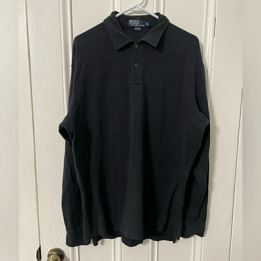 VINTAGE Polo Ralph Lauren long sleeve collar shirt